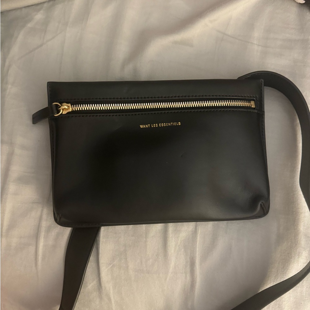 Want Les Essentiels Small Black Crossbody Bag